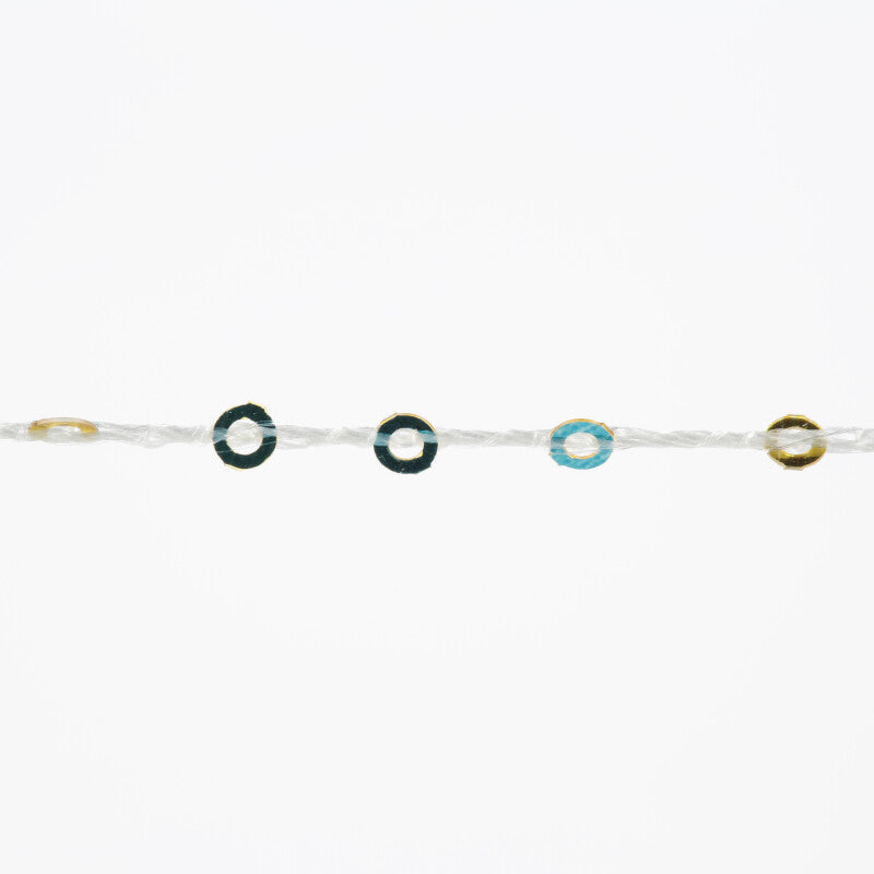 Lang Paillettes - wit/multicolour - kleurnummer 101