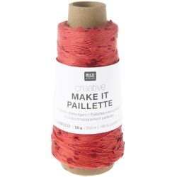 Rico Make It Paillette - rood - kleurnummer 004