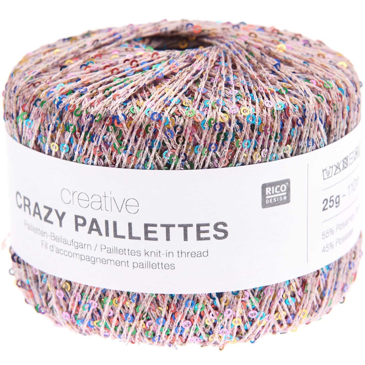 Rico Crazy Paillettes - poeder - kleurnummer 1