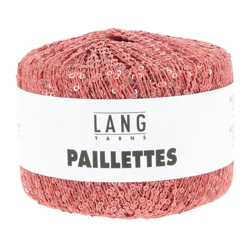 Lang Paillettes - koraal - kleurnummer 128