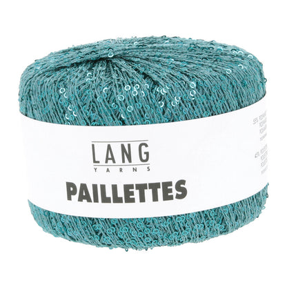 Lang Paillettes - petrol - kleurnummer 188