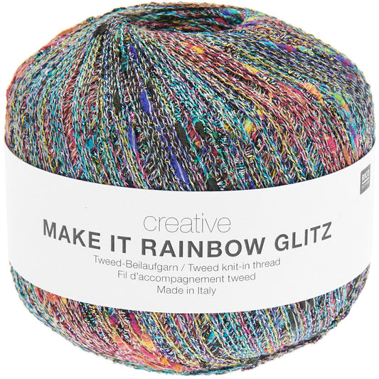 Rico Make It Rainbow Glitz - wit - kleurnummer 2