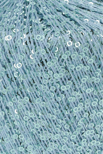 Lang Paillettes - lichtblauw - kleurnummer 20