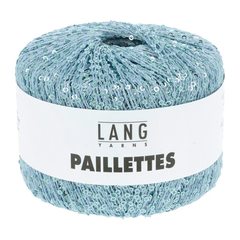 Lang Paillettes - lichtblauw - kleurnummer 20
