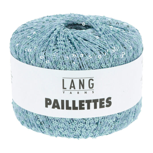 Lang Paillettes - lichtblauw - kleurnummer 20
