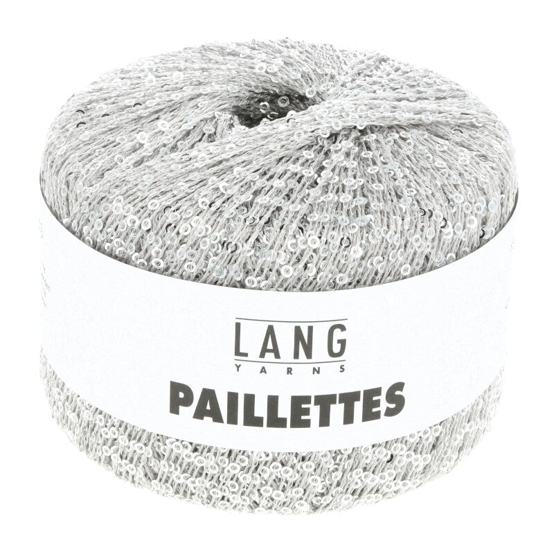 Lang Paillettes - lichtgrijs - kleurnummer 24