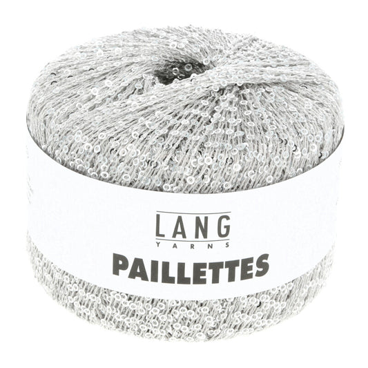 Lang Paillettes - lichtgrijs - kleurnummer 24