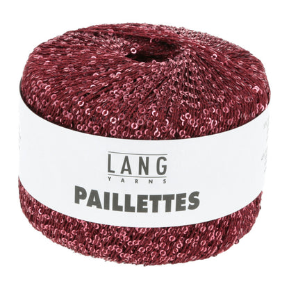Lang Paillettes - burgundy - kleurnummer 62