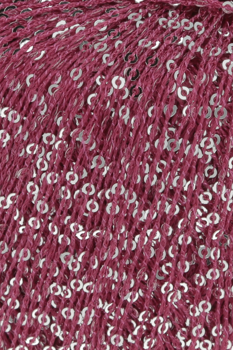 Lang Paillettes - fuchsia/roze - kleurnummer 66