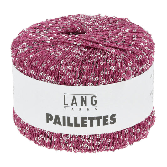 Lang Paillettes - fuchsia/roze - kleurnummer 66