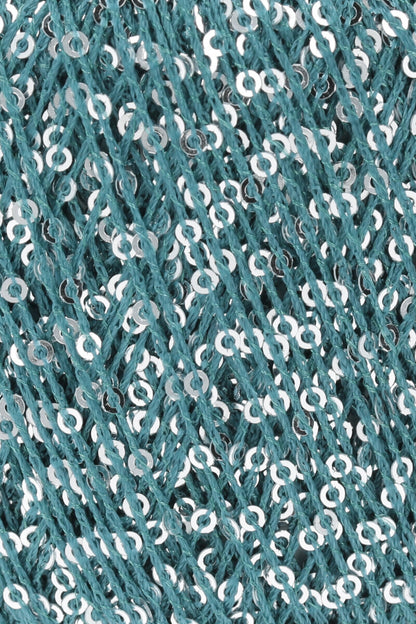 Lang Paillettes - petrol - kleurnummer 88