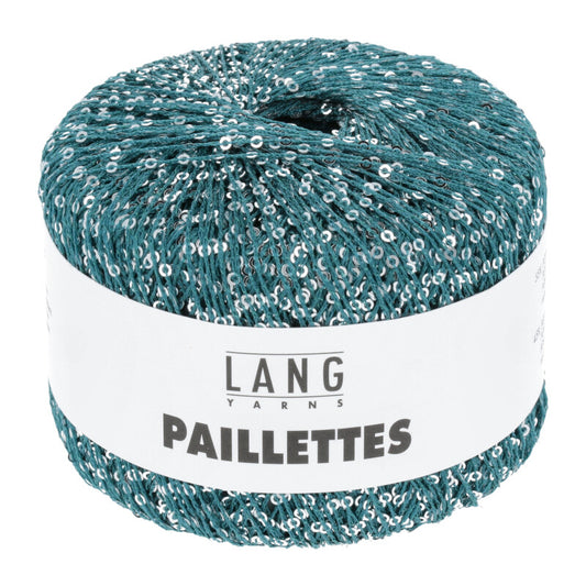 Lang Paillettes - petrol - kleurnummer 88