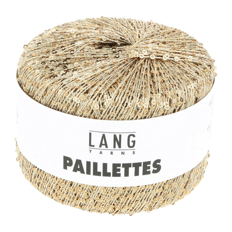 Lang Paillettes - lichtbeige - kleurnummer 96