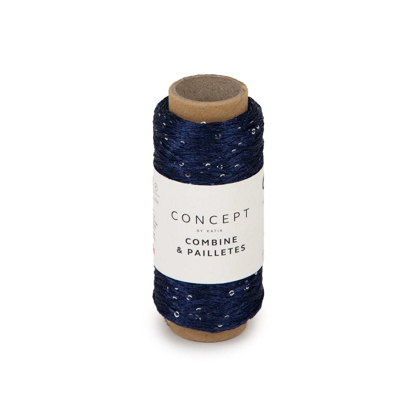 Katia Concept Combine & Paillettes - nacht blauw - kleurnummer 62