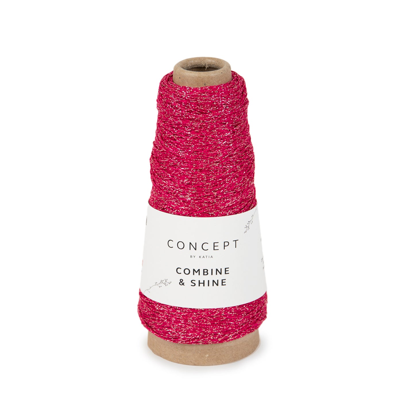 Katia Concept Combine & Shine - fuchsia / zilver - kleurnummer 80