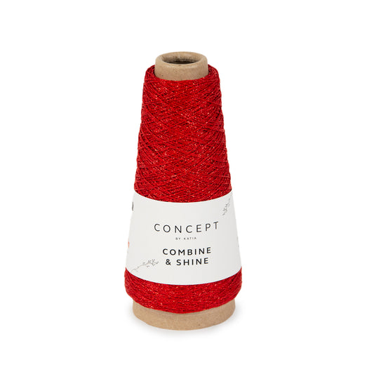 Katia Concept Combine & Shine - rood - kleurnummer 90
