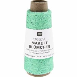 Rico Make It Blümchen - turquoise - kleurnummer 7