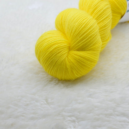 Corriedale Sock 'GEEL' - kleurnummer 1