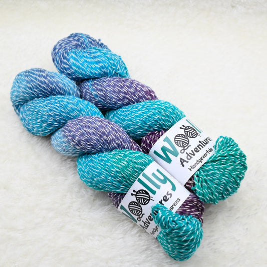 Marled Sock - AQUA/PAARS
