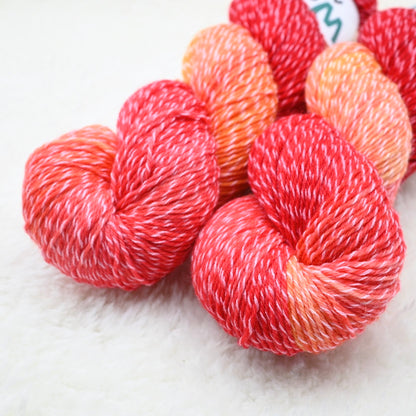 Marled Sock - ROOD/ORANJE