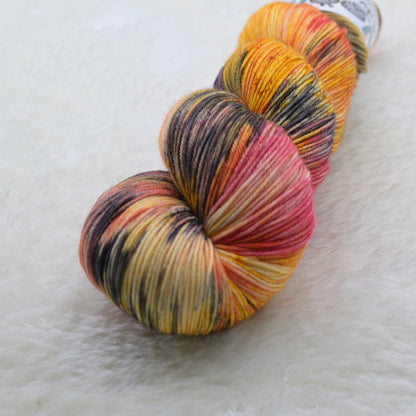 Merino Sock 'FIREBALL'