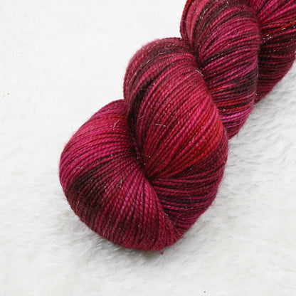 Merino Sock Sparkle 'MULLED WINE'